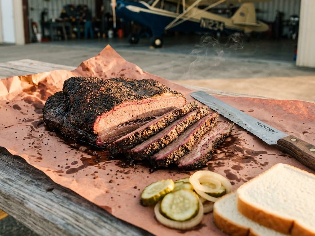 AI concept image of Smoking Hole BBQ